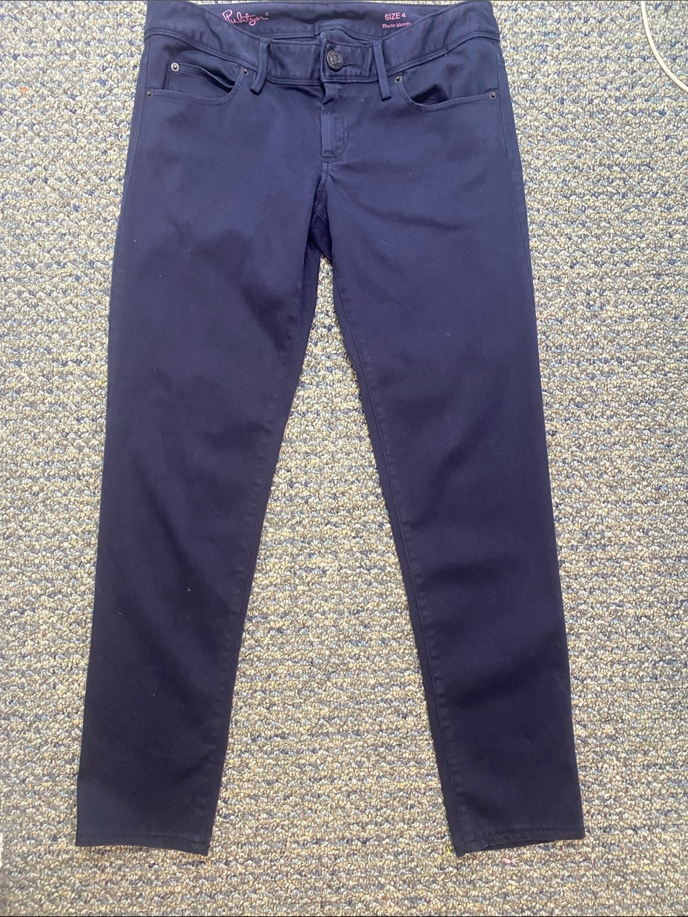 Lilly Pulitzer Navy Skinny Pants